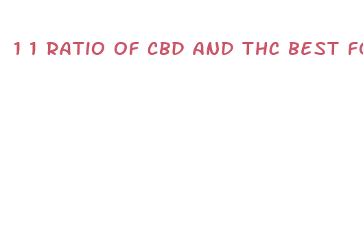 1 1 ratio of cbd and thc best for pain