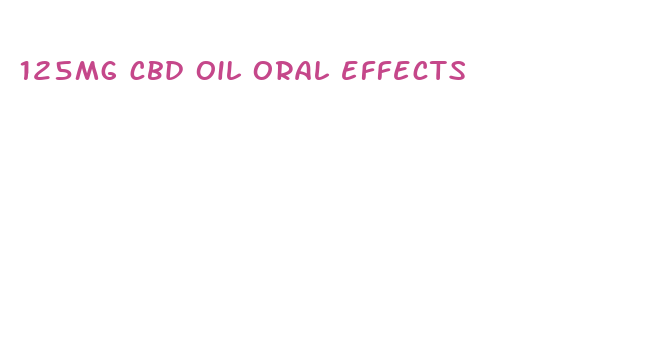 125mg cbd oil oral effects