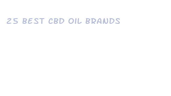 25 best cbd oil brands