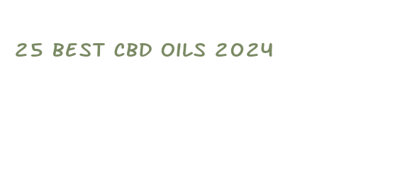 25 best cbd oils 2024