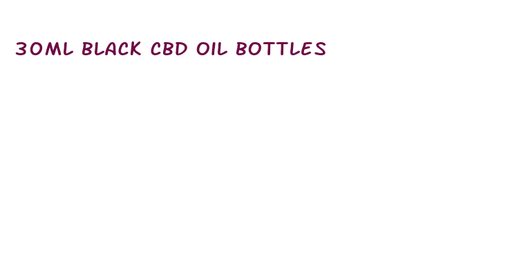 30ml black cbd oil bottles