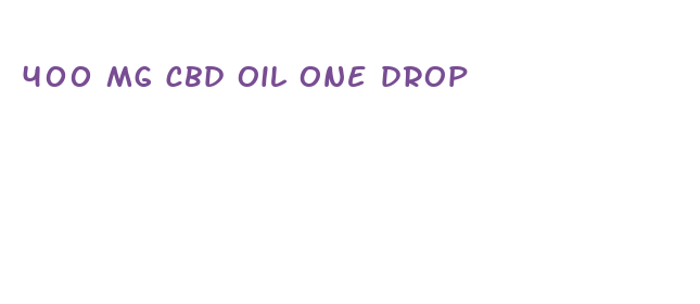 400 mg cbd oil one drop