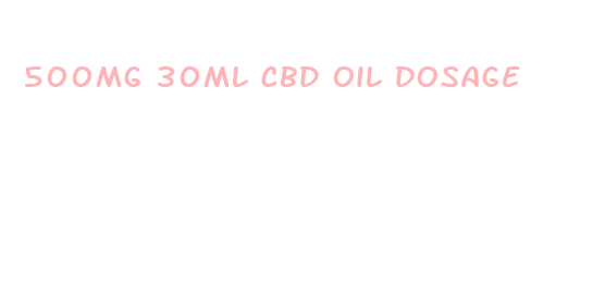 500mg 30ml cbd oil dosage