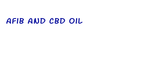 afib and cbd oil