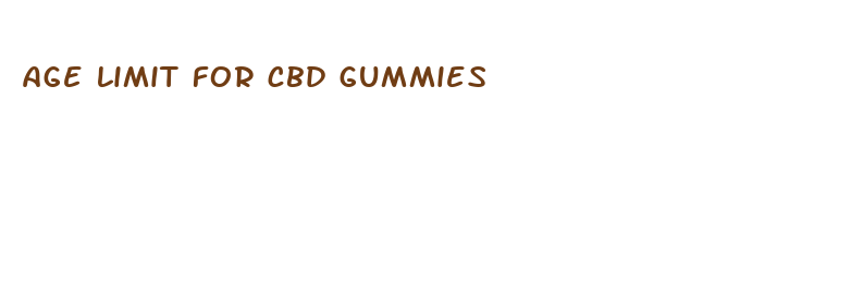 age limit for cbd gummies