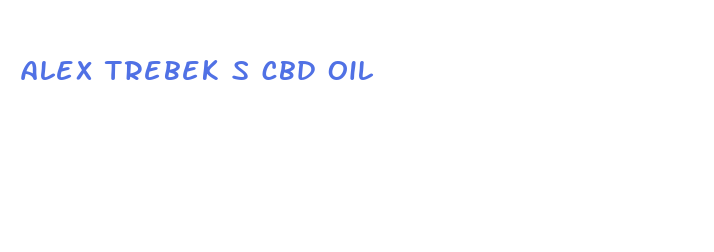 alex trebek s cbd oil