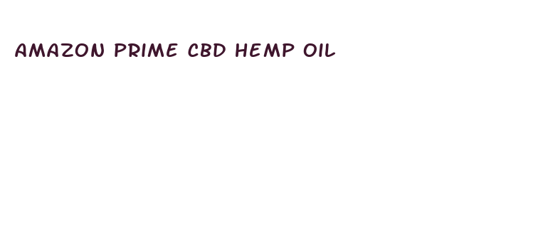 amazon prime cbd hemp oil