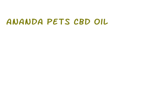 ananda pets cbd oil