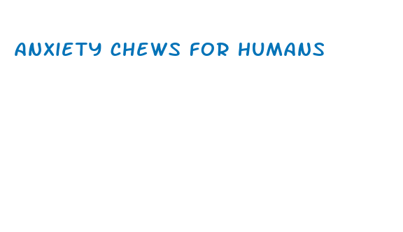 anxiety chews for humans