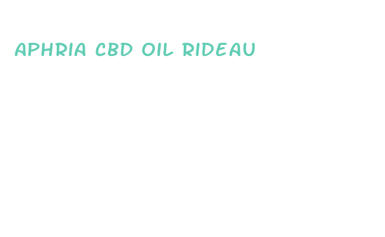 aphria cbd oil rideau