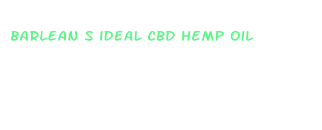 barlean s ideal cbd hemp oil