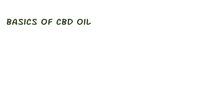 basics of cbd oil