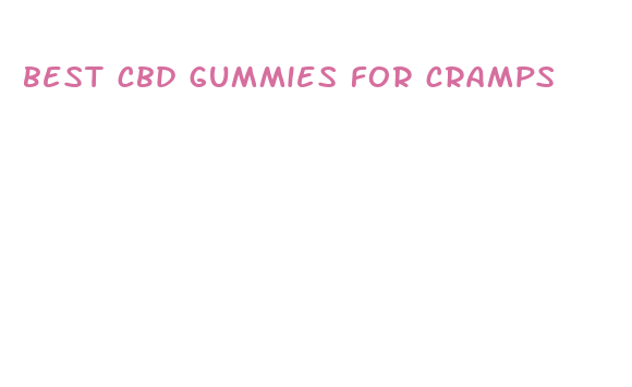 best cbd gummies for cramps