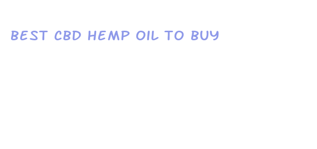 best cbd hemp oil to buy