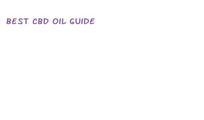 best cbd oil guide