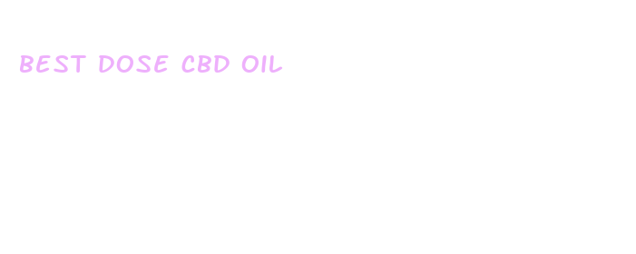 best dose cbd oil