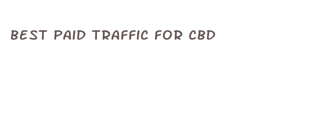 best paid traffic for cbd