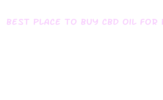 best place to buy cbd oil for pain