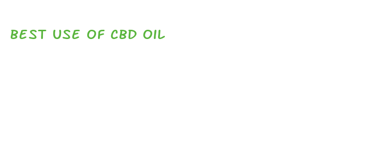 best use of cbd oil