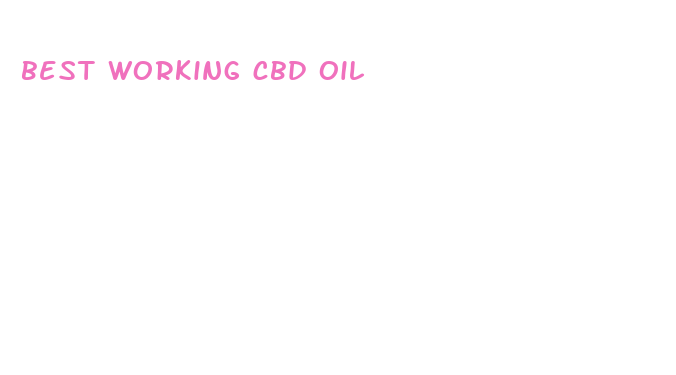 best working cbd oil