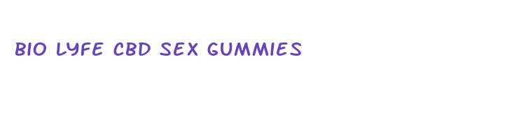 bio lyfe cbd sex gummies