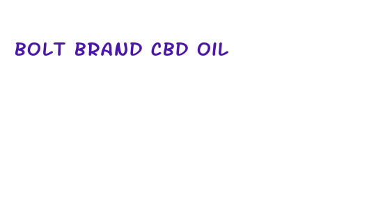 bolt brand cbd oil