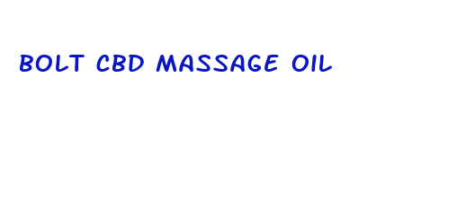 bolt cbd massage oil