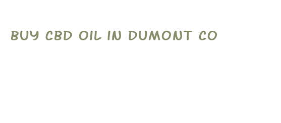 buy cbd oil in dumont co