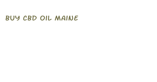 buy cbd oil maine