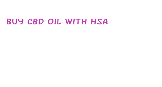 buy cbd oil with hsa