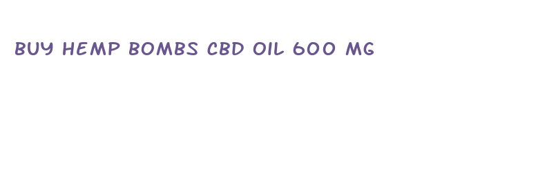 buy hemp bombs cbd oil 600 mg