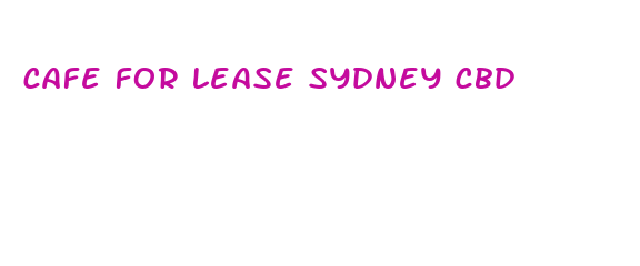 cafe for lease sydney cbd