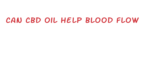 can cbd oil help blood flow