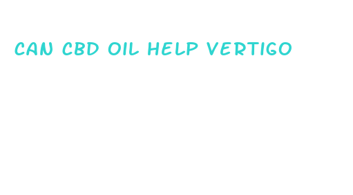 can cbd oil help vertigo