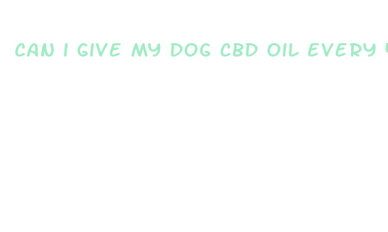 can i give my dog cbd oil every 4 hours