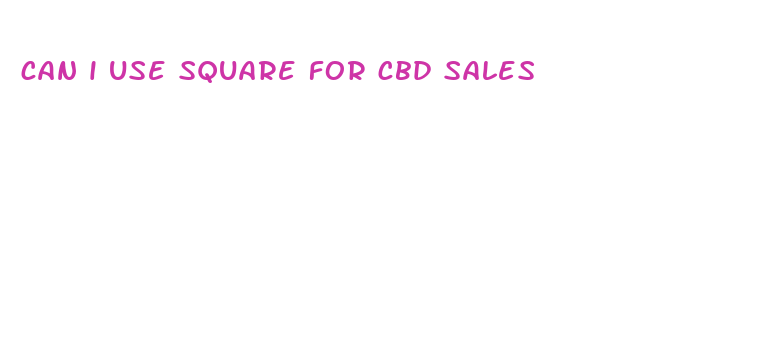 can i use square for cbd sales