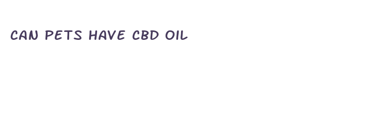 can pets have cbd oil