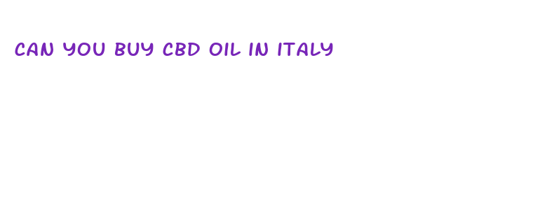 can you buy cbd oil in italy