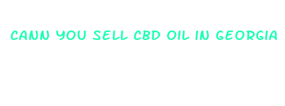 cann you sell cbd oil in georgia