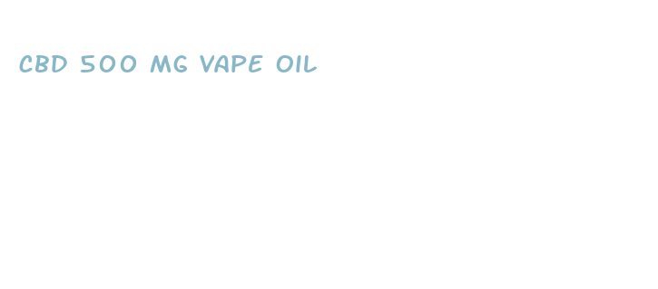 cbd 500 mg vape oil