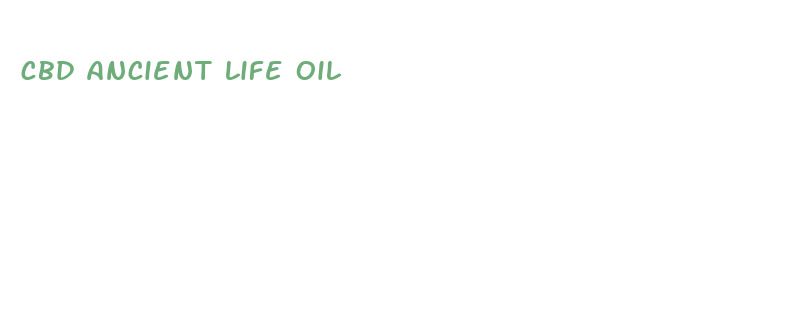 cbd ancient life oil