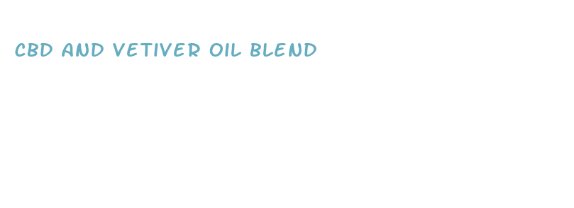 cbd and vetiver oil blend