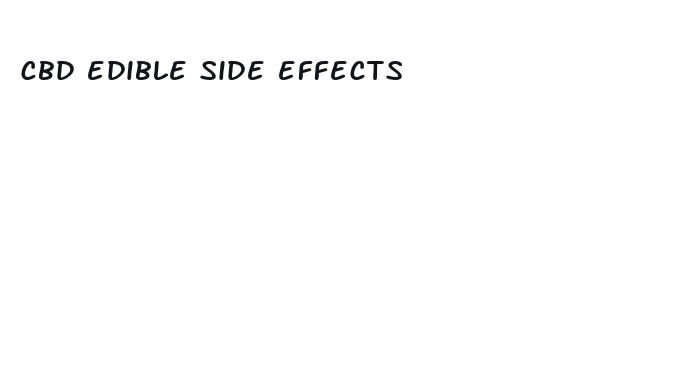 cbd edible side effects