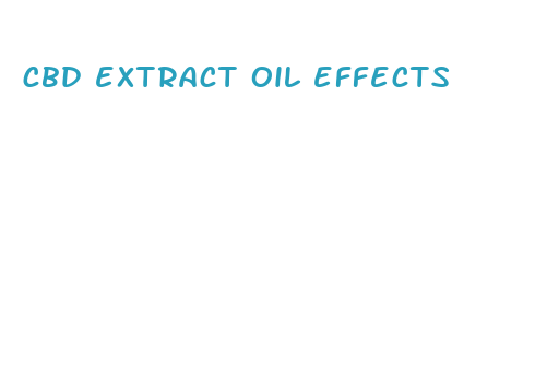 cbd extract oil effects