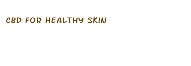 cbd for healthy skin