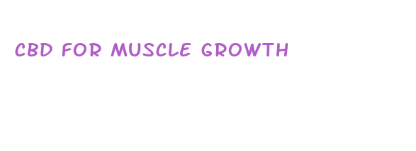 cbd for muscle growth