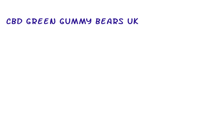 cbd green gummy bears uk