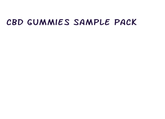 cbd gummies sample pack