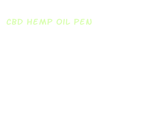 cbd hemp oil pen