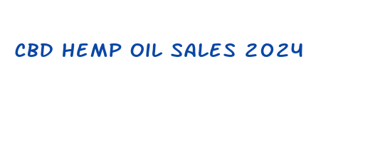 cbd hemp oil sales 2024